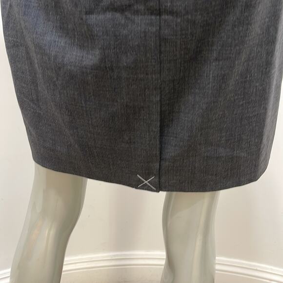 J Crew Long Sleeve Velvet Tie Waist Wool Blend Dress Gray Size 2 NWOT - Picture 9 of 13